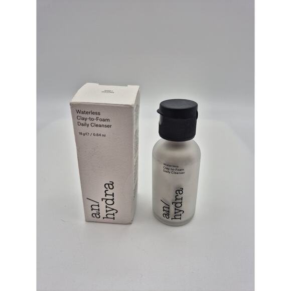 an/hydra waterless clay to foam daily cleanser 18g/0.64 oz New in Box